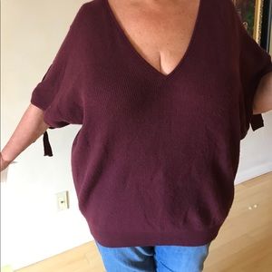 TSE Cashmere Designers West Large Burgundy